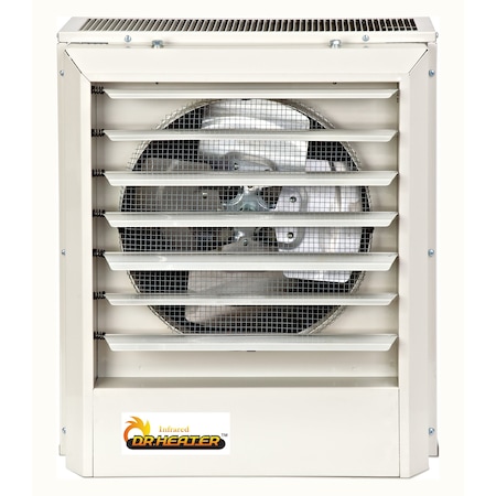 Dr Infrared Heater Fan Forced Electric Unit Heater, 3 Phase, 240V, 7.5kW/10kW, 9 in W DR-P2100